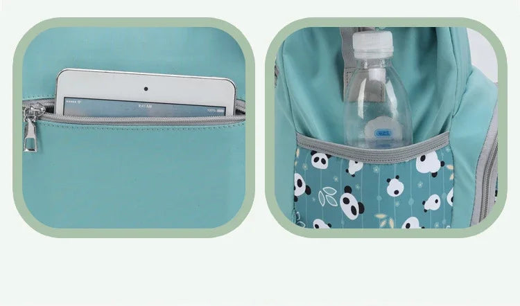 Mommy Bag Multifunctional Waterproof Insulated Backpack Large Capacity Maternity Travel Changing Bag Stroller Strap Schoolbag