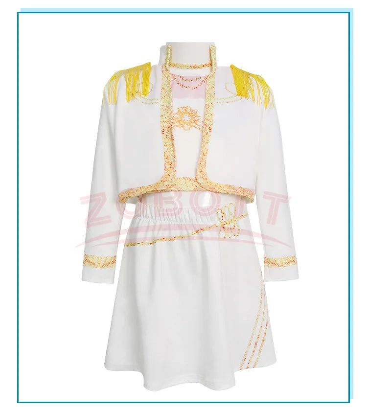 2025 NEW Kpop Demon Hunter Anime Movie Kids Cosplay Rumi Zoey Mira 3D Print Costume Suit Clothes KPop Rumi Zoey Cosplay Outfit