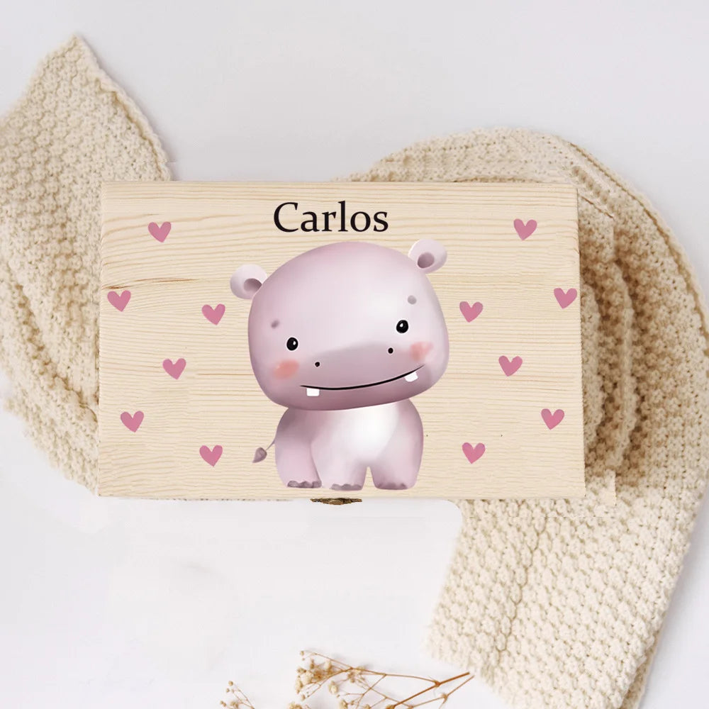 Personalized Baby Memory Box Baby 1st Birth Gift Wooden Storage Memory Boxes Newborn Baptism Gifts Custom Infant Keepsake