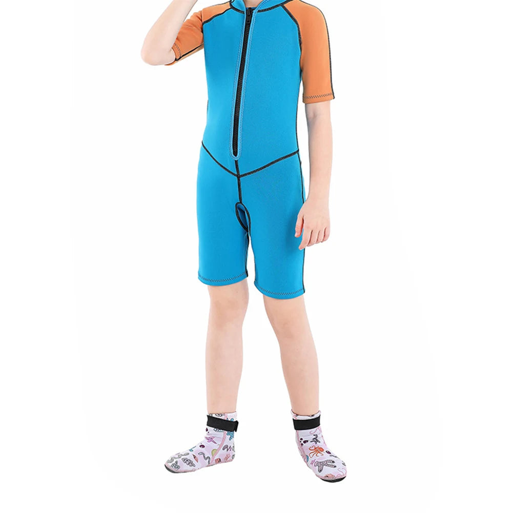 Kids Neoprene Water Socks Sand Socks Anti-slip Wetsuit Socks Adjustable Toddlers Diving Socks Keep Warm for Water Sports