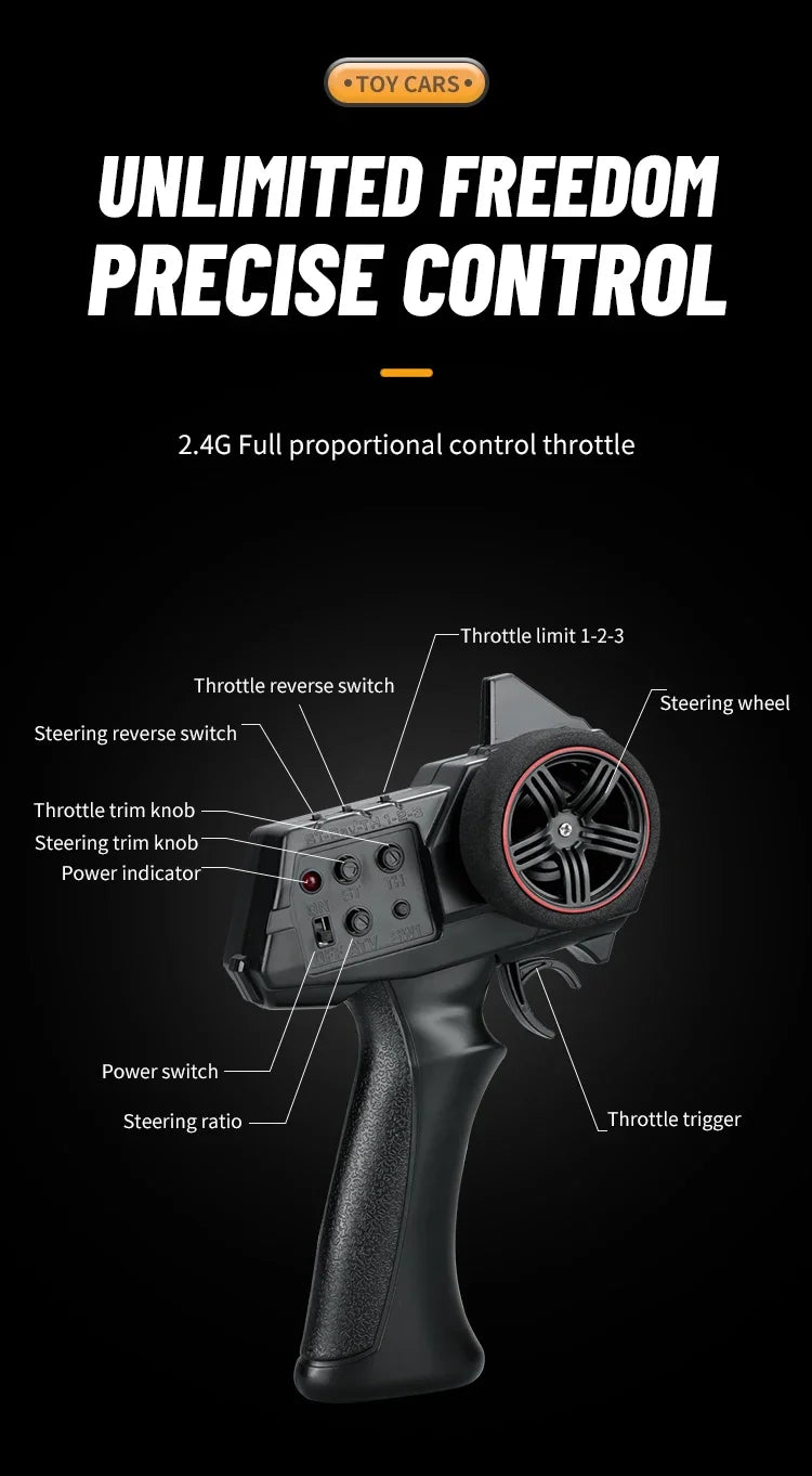 JHD For C8813 1:18 Full Scale RC Simulation Jeep Model 2.4G 4WD RC Car Motor Climbing Off-Road Model JJRC C8813 Car Toys