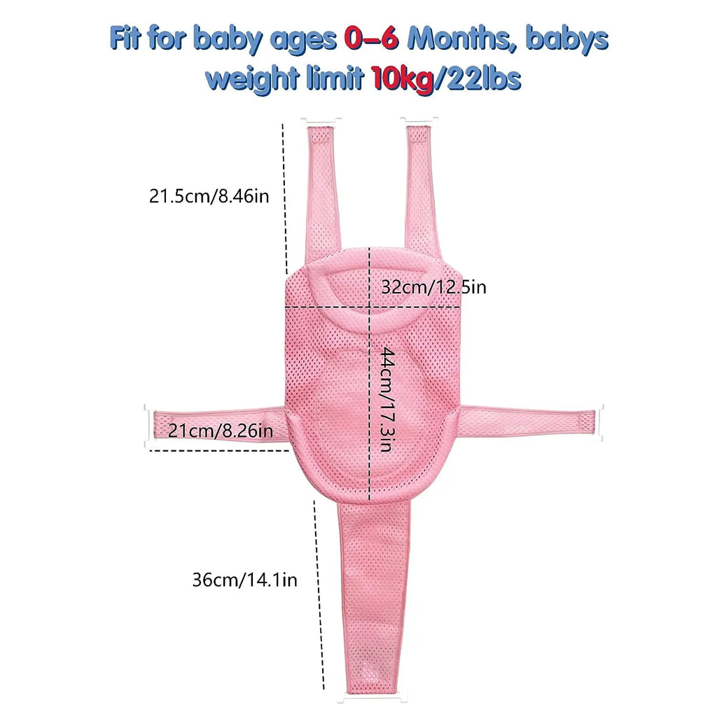 Baby Bath Cushion Pad, Newborn Bathtub Mat, Infant Bath Supporter Net, Baby Bathtub Pillow, Nonslip Floating Bathing Tub Seat