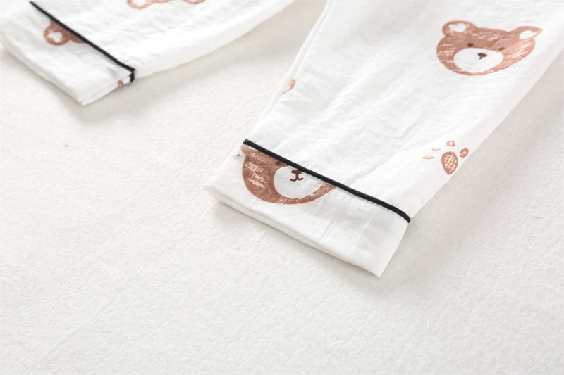 New Spring Autumn Baby Clothes Kids Pajamas Children Boys Sleepwear Tops And Pants Infant Girls Clothing Toddler Casual Costume