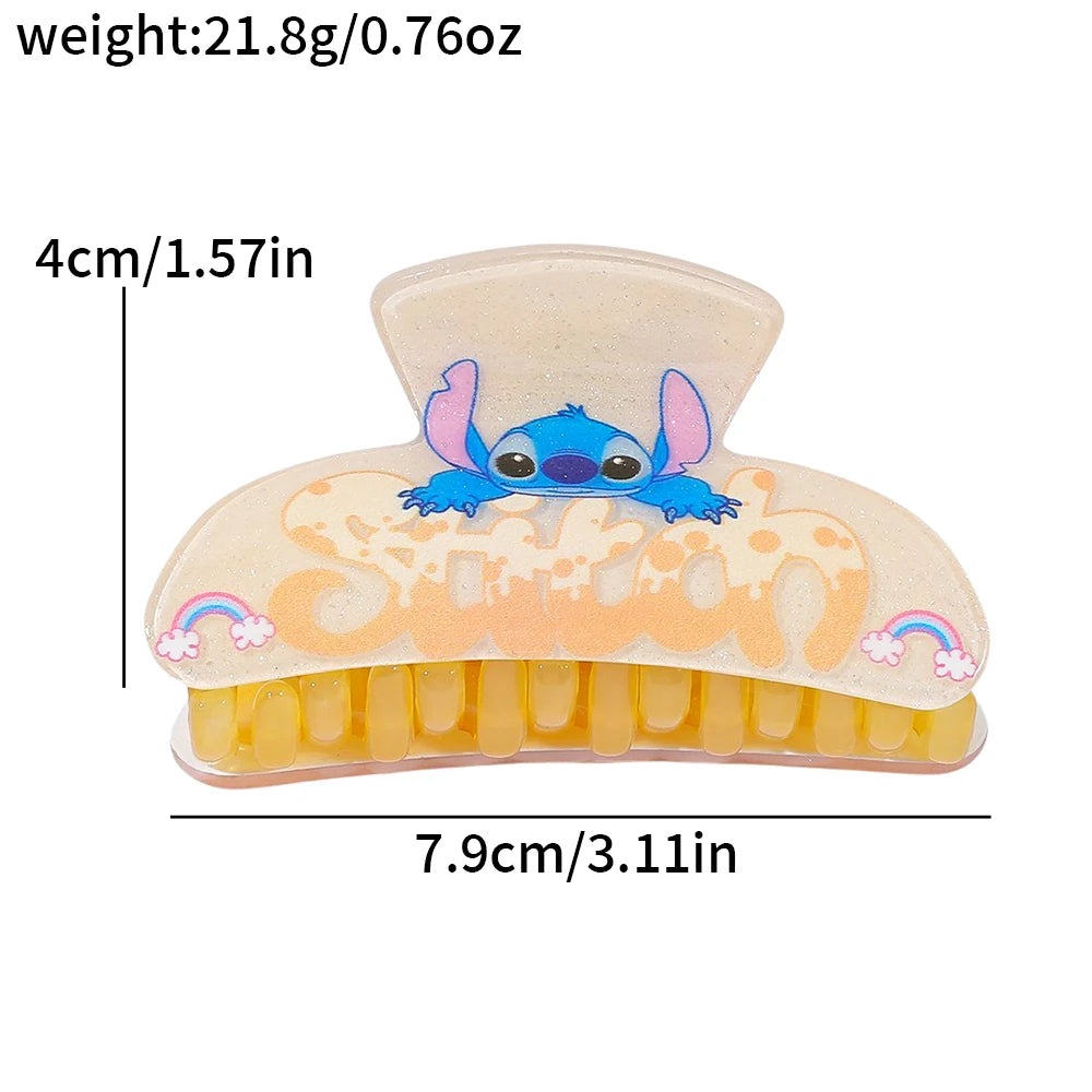 1PC/6PCS Disney Stitch hair claws, multi-functional hair accessories hair claws, the perfect novel gift for friends and Stitch