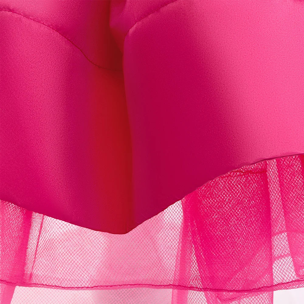 Elegant Pink Bow Girls Party Princess Dress Formal Wedding Bridesmaid Birthday Prom Dresess for Girl Gala Christmas Kids Clothes