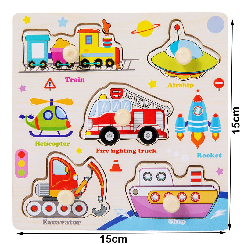 Wooden Puzzles Toys for Kids 3 Year Alphabet Numbers Children Montessori Educational Learning Toys abc Letters Preschool Gift