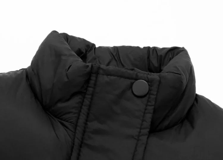 Autumn Winter New Kids' Korean Style Thickened Cotton Vest for Medium Large Children Students Fashion Outerwear Jacket