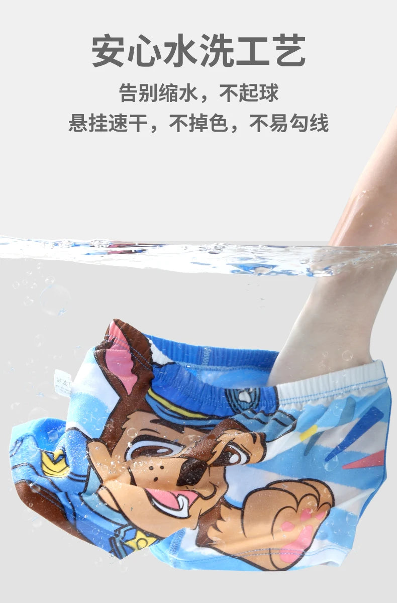 100% Genuine Paw Patrol 4PCS/LOT Cotton Boxers Panties Cartoon Printed Kids Underwear Children's Underpants Shorts Panties 2-8Y