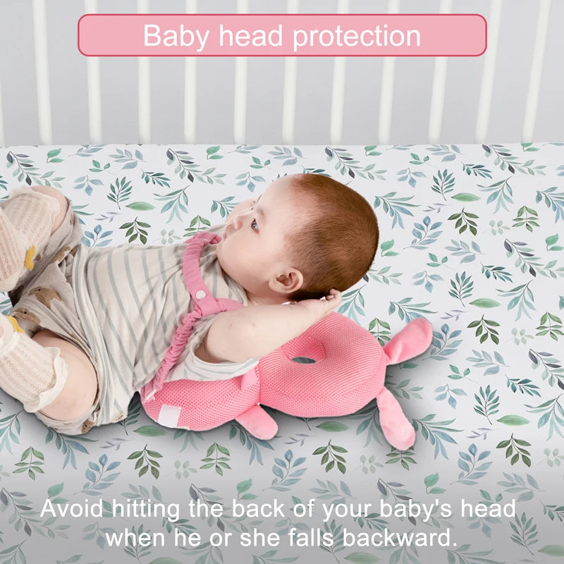 Toddler Baby Head Protection Cushion Backpack Wear Pillow For Kids 0-3 Y Children Protective Cushion Rabbit Security Pillows