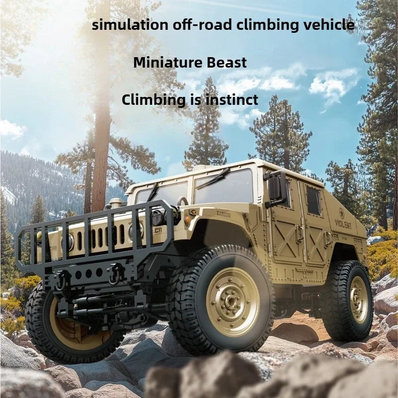 JJRC C8835 1:16 4x4 Remote Control Car - All-Terrain Off-Road Climber with LED Lights for Off-Road Adventure Toy Gift for Kids