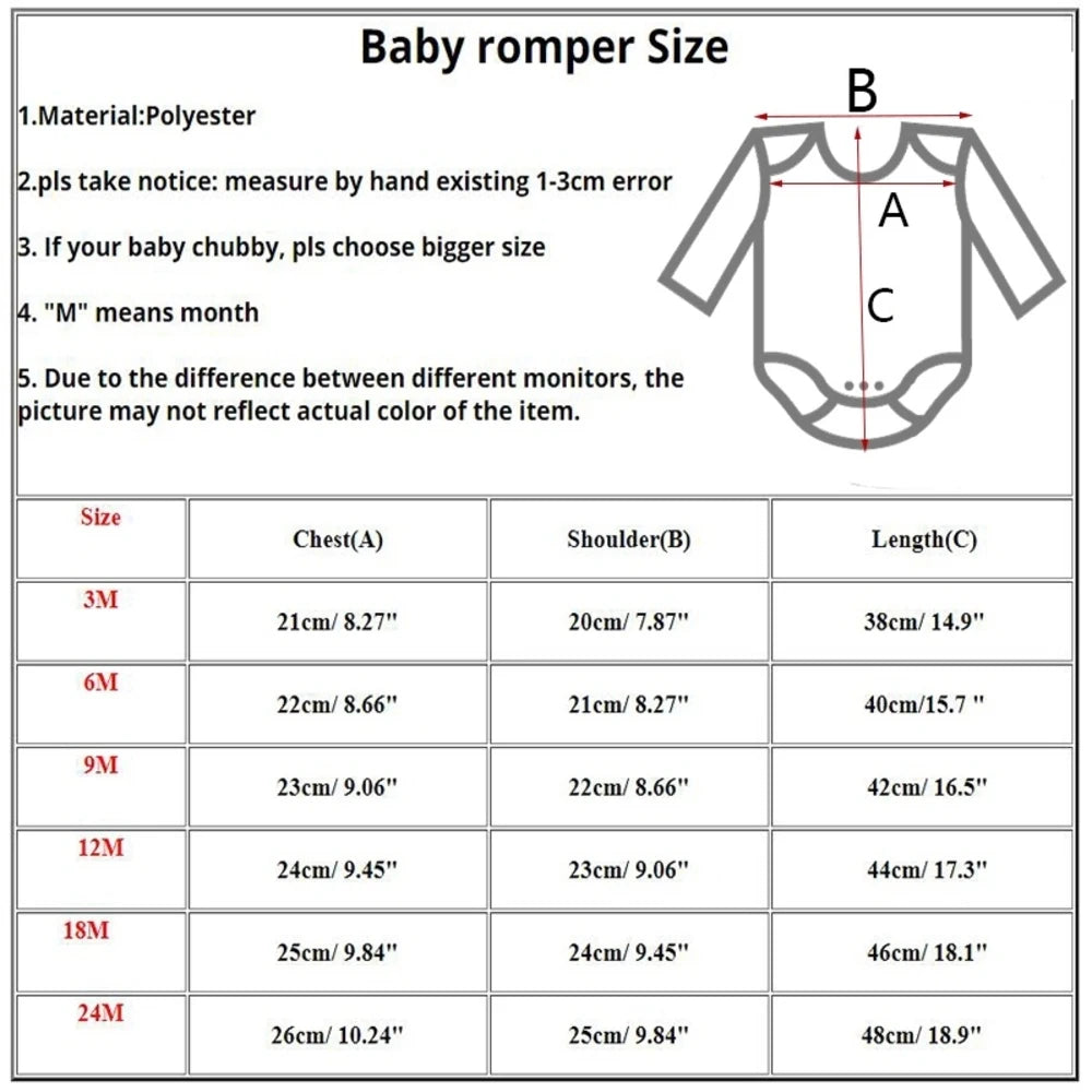 It's My 1st New Year 2026 Baby Rompers Newborn Long Sleeve Infant Jumpsuit First New Year Baby Bodysuit Toddler New Year Ropa