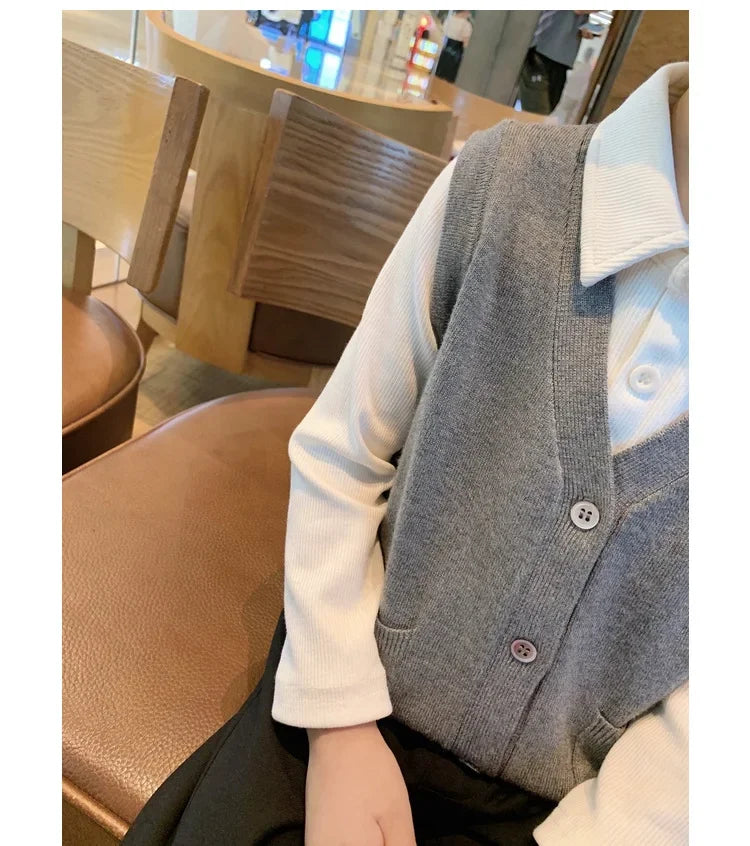 Boys Polo Shirts Long Sleeve Tops for Kids Solid Color Children T-shirt Cotton  Baby Tops Toddler Spring Autumn Outwear