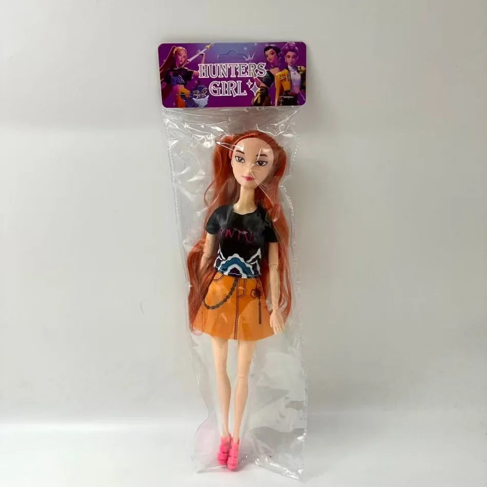 3pcs  Demon Hunters  NEW Anime KPop Doll Vinyl Toy Rumi Mira zoi Character vinyl mask figurine Birthday Gift Fan Club Gifts