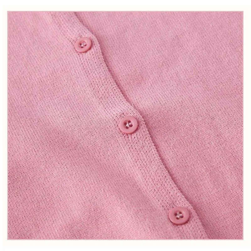 70-150cm Kids Knit Jacket for Girls Cardigan Sweater Blue Brown Toddler Baby Boy Knitwear Spring Autumn Cotton Children Clothing