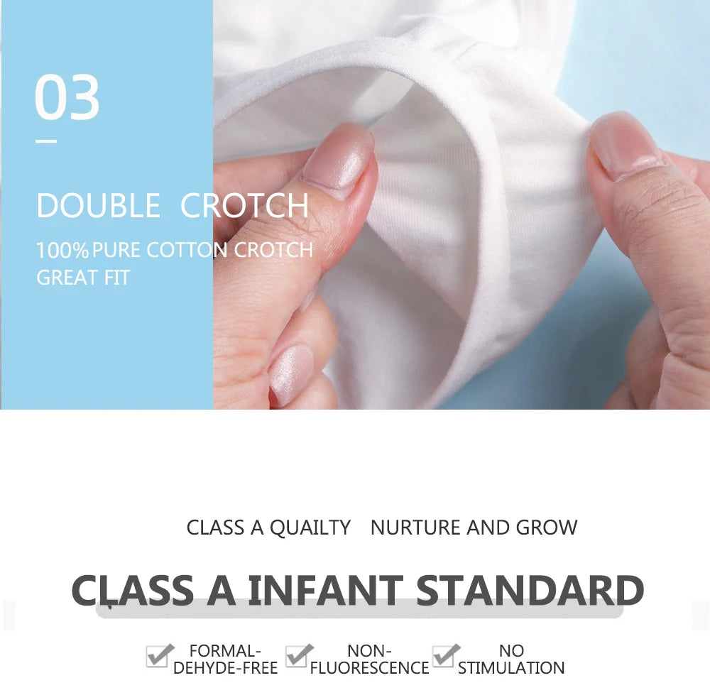 Kids Cotton Pure White Teenage Girl Panties Little Girl Dance Underwear High School Student Underpants Daily Young Girl Briefs