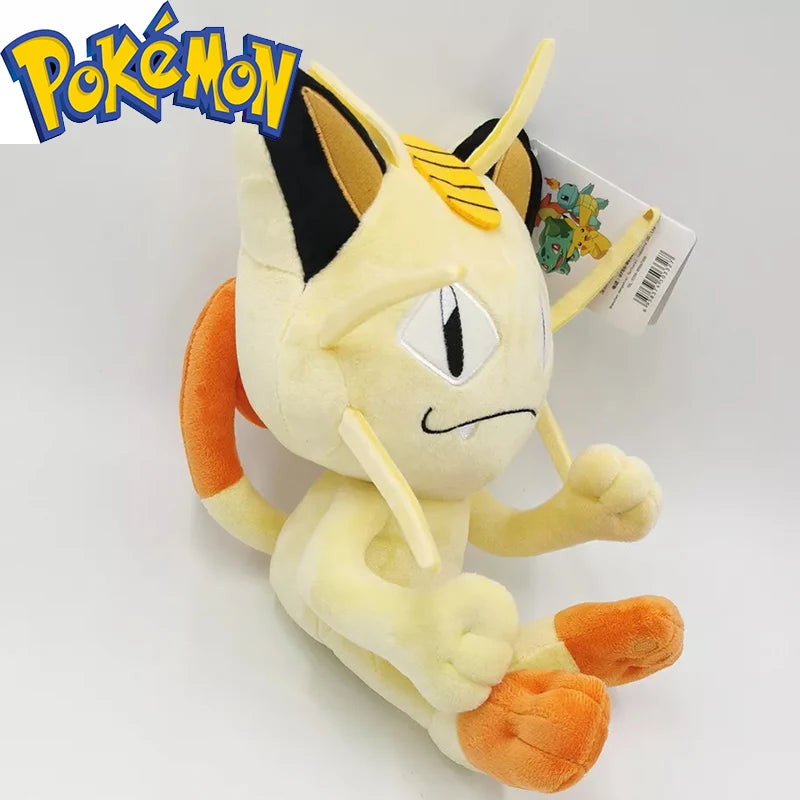 25cm Original Plush Toy Cute Meowth Soft Kawaii Cute Best Gifts for Anime Cartoon Plush Doll Figure Toy for Kids Birthday Gift