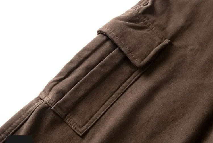 Boy's Loose Fit Tactical Cargo Pants 2025 Spring Autumn Lightweight Breathable Casual Wear with Multi-Pockets