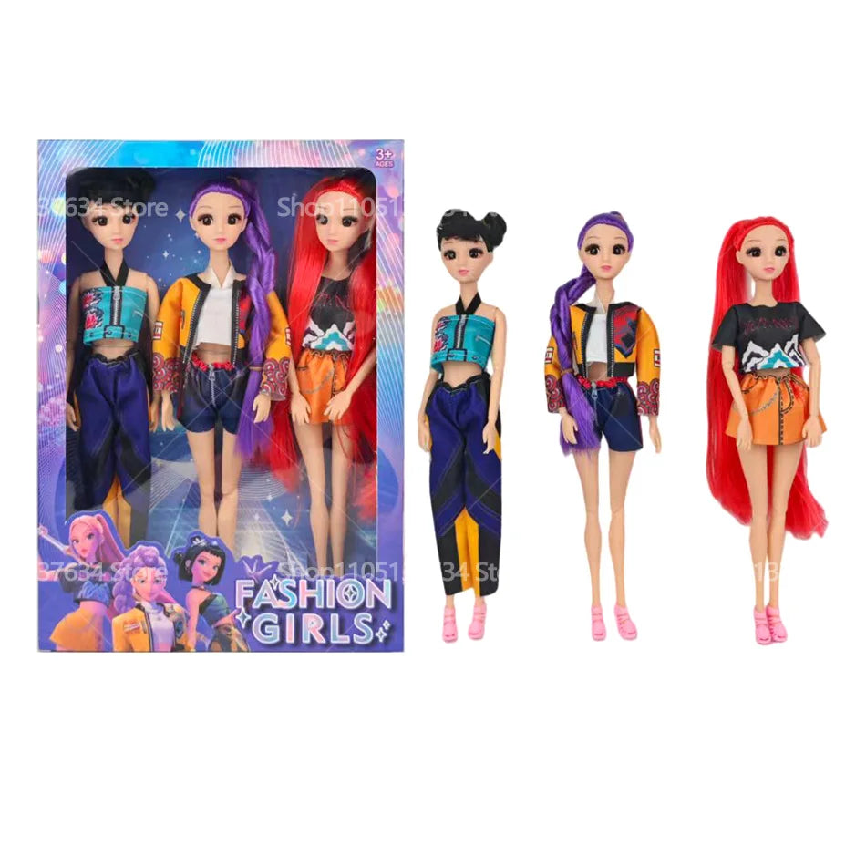 HOT Kpop Demon Hunters Action Figure Toy Derpys Tiger Rumi Mira Zoey Sussy Figurine Doll For Fans Christmas gifts ﻿