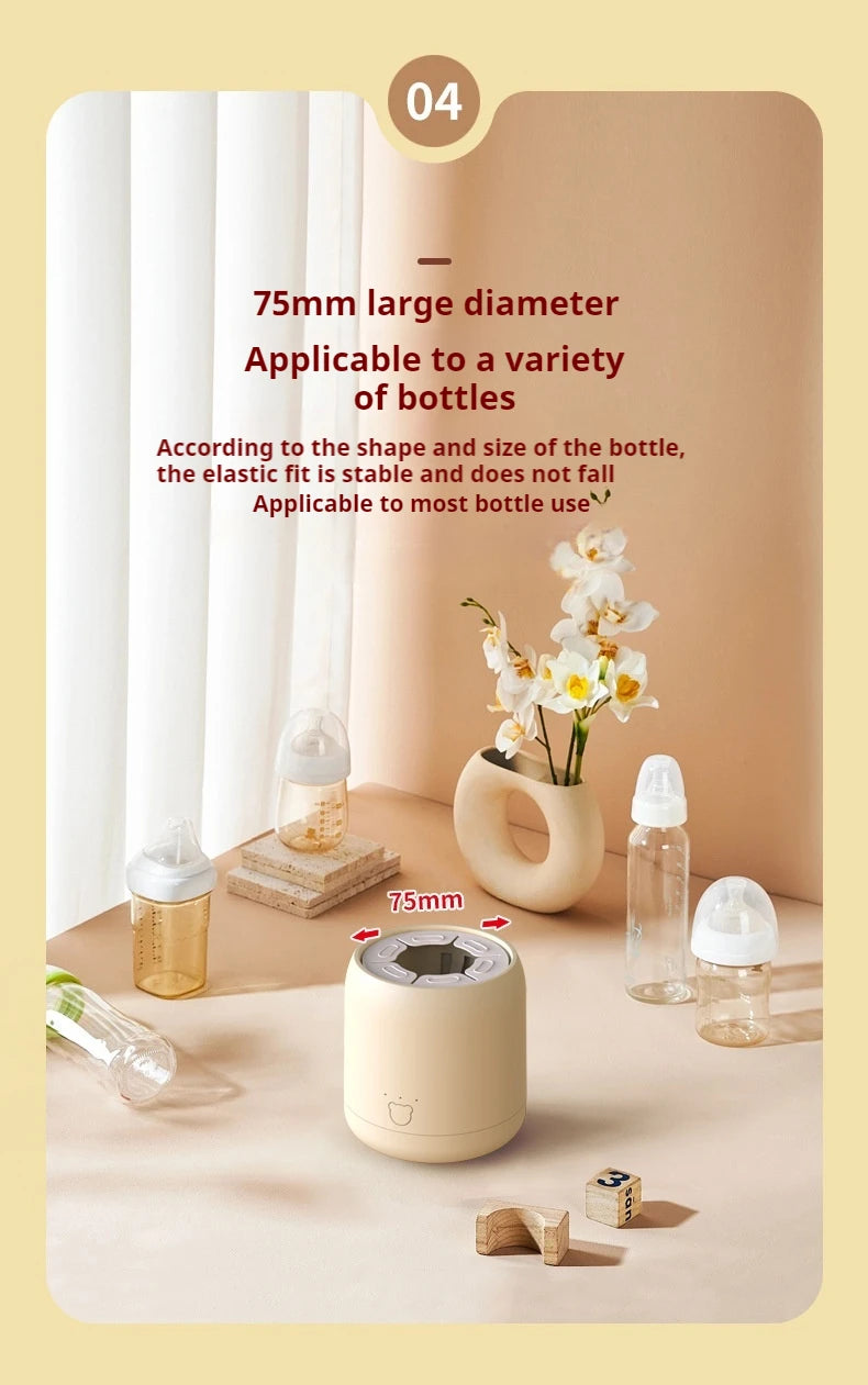 Electric Milk Bottle Shaker, USB Smart Intelligent Milk Powder Mixer, Lithium battery, Baby Formula Maker, Divine Device