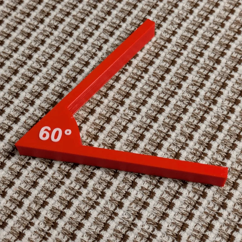 360 Degree Protractor Math Circle Protractors Mathematical Geometry Tool Angle Measurement Educational Toy for Student 3D Print