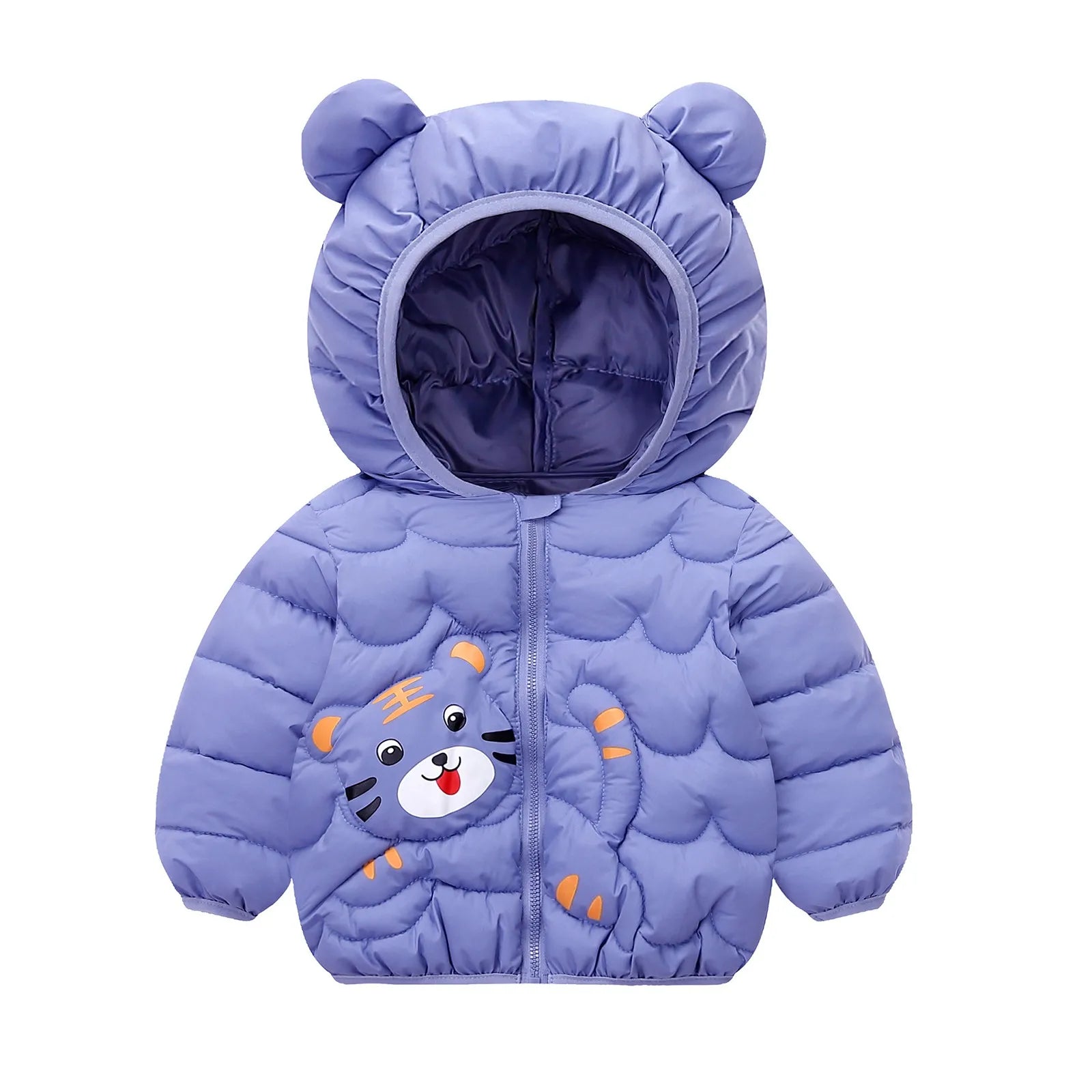 Cute Baby Girls Winter Clothes Kids Light Down Coats with Ear Hoodie Spring Girl Jacket Toddler Children Clothing for Boys Coat