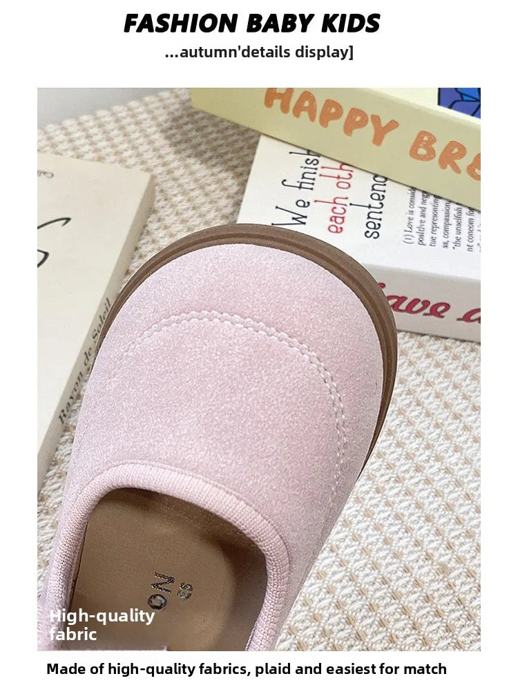 Girls' Leather Shoes 2025 Spring Autumn New Fashion Breathable Princess Shoes Lightweight Comfortable Luxury Child Casual Flats
