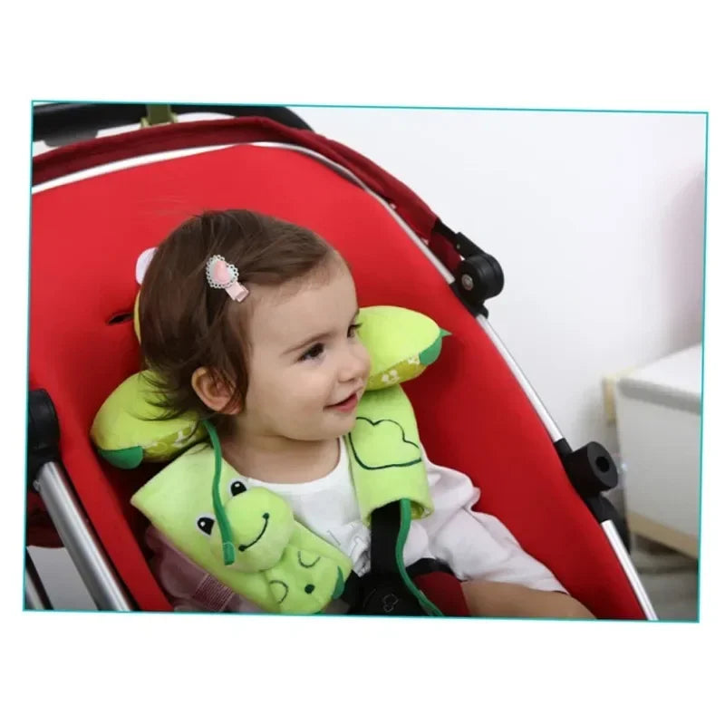 Baby Car Seat Strap Cover Plush Animal Seatbelt Cover Shoulder Pads for Baby Car Seat Belt Pads for Car Seats/Pushchair/Stroller