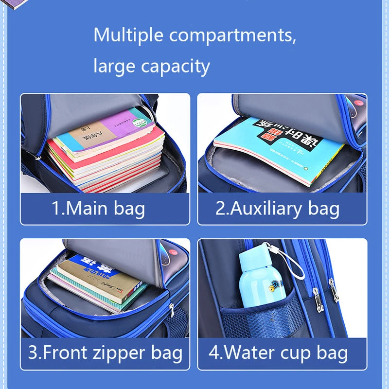 Children Backpack Cute Star Astronaut Kid School Bag Backpack Boy Student Teenagers Waterproof Baby Kindergarten Primary Bookbag