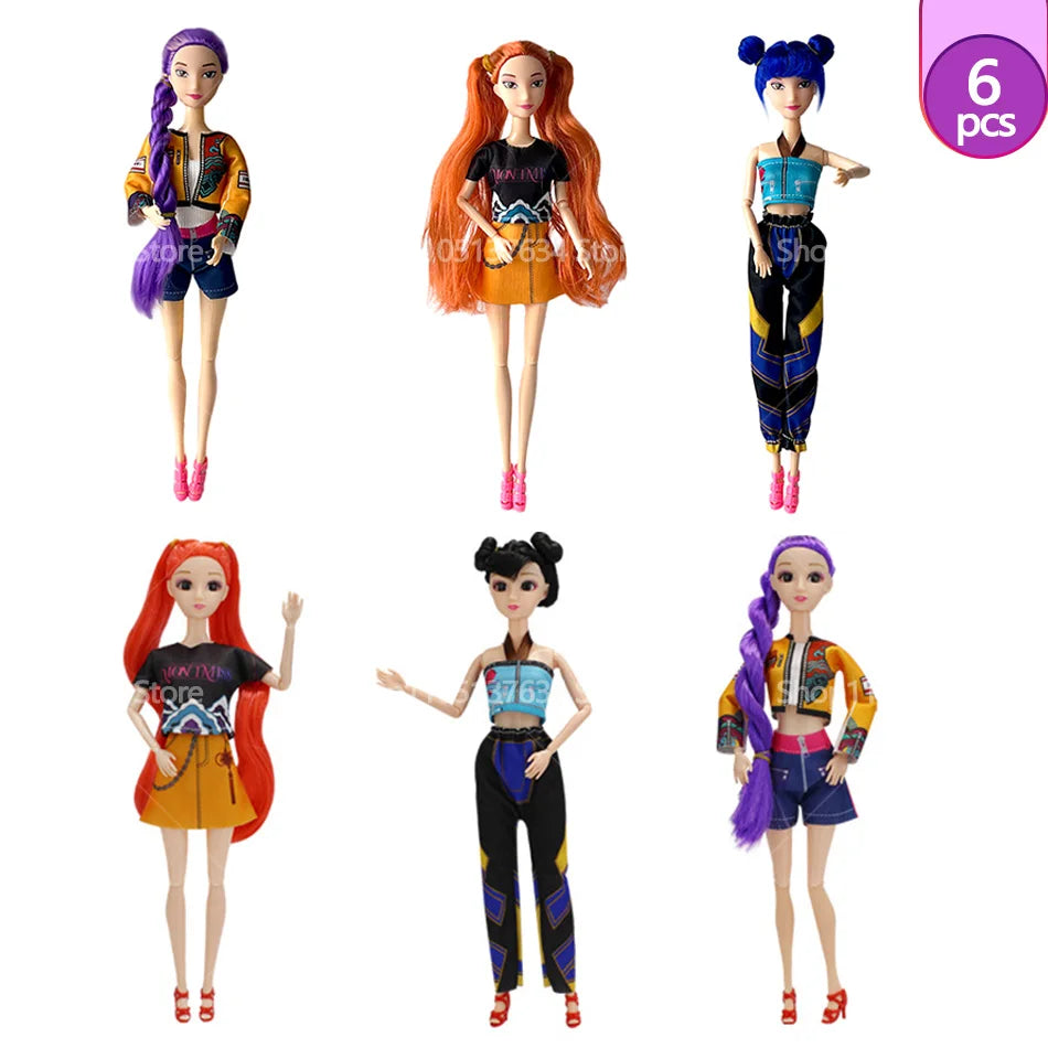 HOT Kpop Demon Hunters Action Figure Toy Derpys Tiger Rumi Mira Zoey Sussy Figurine Doll For Fans Christmas gifts ﻿