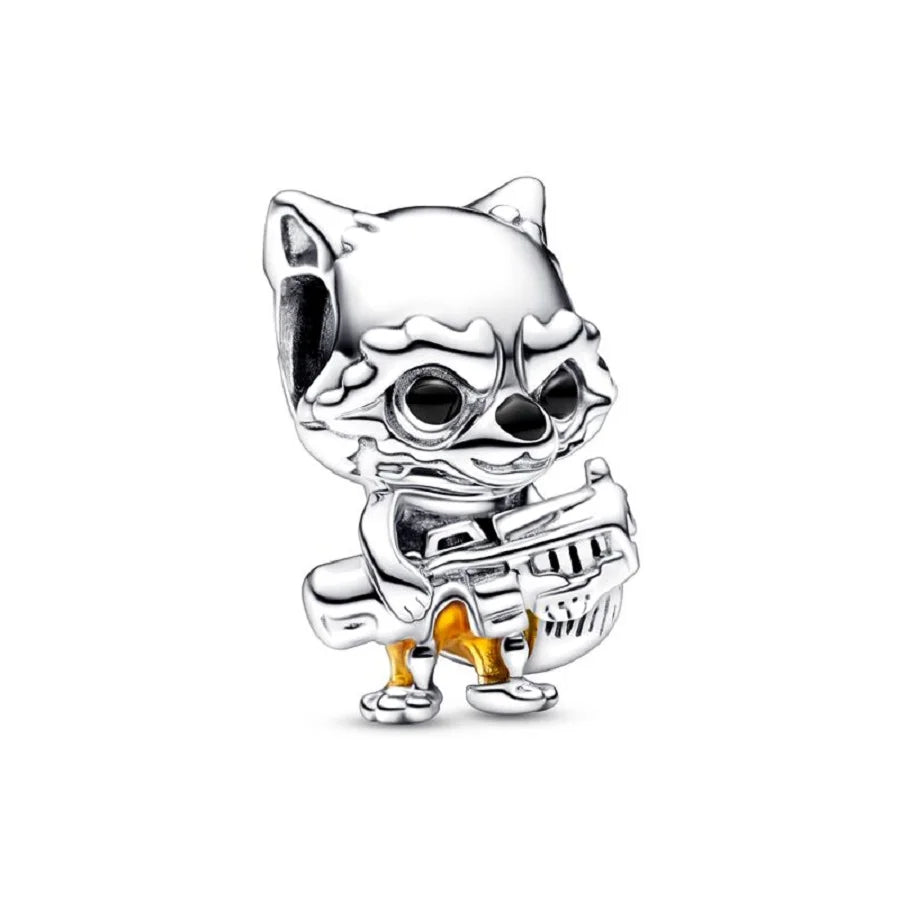 Marvel Disney Charm Beads 100% 925 Sterling Silver for DIY Bracelets Women's Jewelry Gifts Suitable for Original DLY