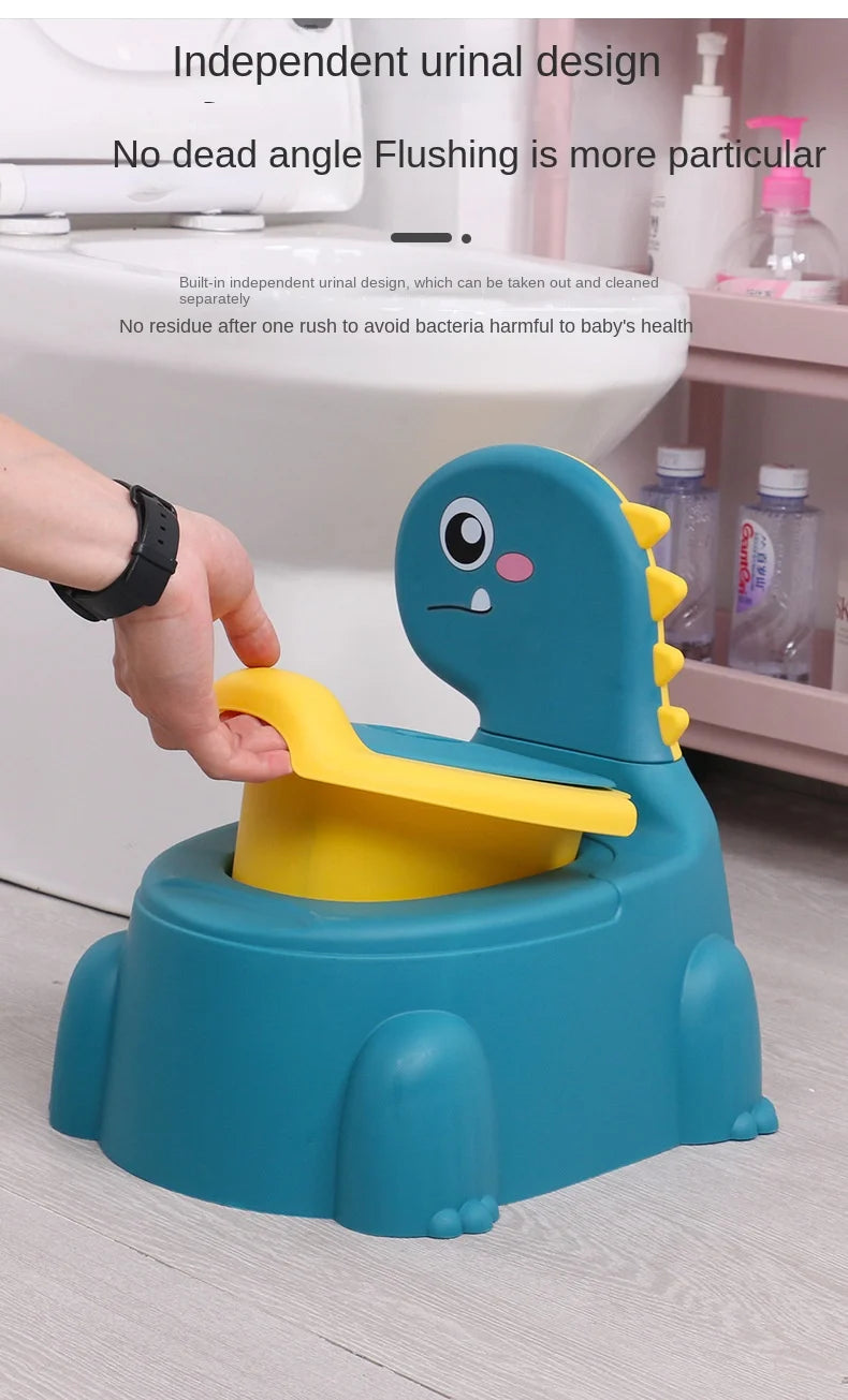 Kids Portable Potty Training Toilet, Cartoon Potty Training Seat, Toddler Potty Chair for Baby Boys and Girls, Non-Slip, PP