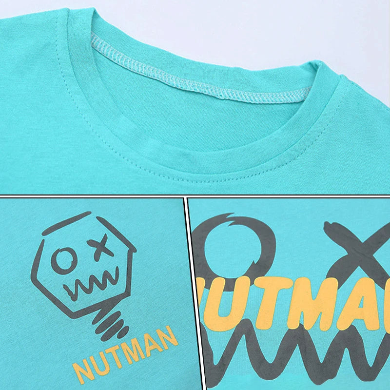 4-12 Years Teen Summer Boys Clothing Sets Fashion Letter Short Sleeve T-shirt Pants 2Pcs Suit For Kids Children Casual Outfits