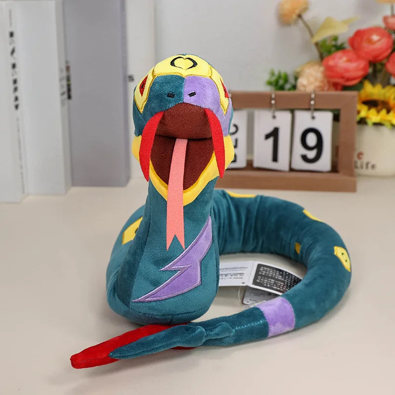 Pokemon Kawaii Seviper Stuffed Toys Cartoon&Cute Plush Dolls Throw Pillow Birthday Gift for Kids Friends Boys Home Decoration