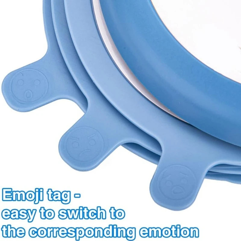 Kids Emotional Imitation Expression Mirror Early Education Puzzle Development Card 6 Emotional Simulation Learning Toy for Kids