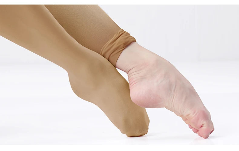 Wholesale Ballet Tights for Adults Girls Velvet Convertible Dance Stockings White Pink Ballet Pantyhose With Hole 12 Pairs