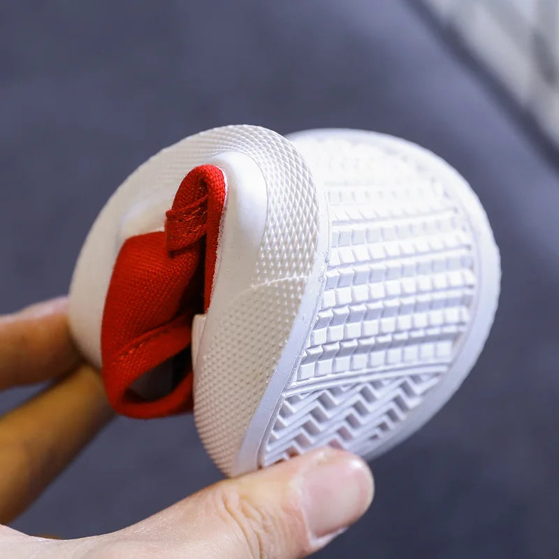 Candy Color Kids Shoes For Girl Children Canvas Shoes White Sneakers Comfortable Boys Flat School Shoes