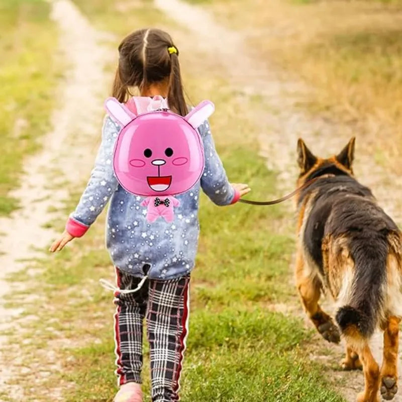 Cartoon Schoolbag for Boys & Girls Kindergarten Kids Baby Backpack Waterproof Lightweight Animals Toddler Backpack Hard & Plush