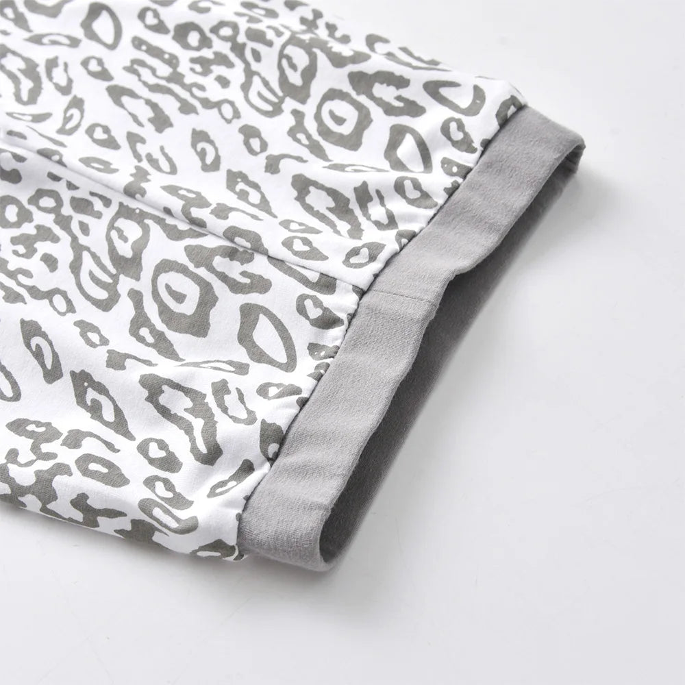 VIKITA Kids Leopard Print Leggings Girls Bottom Wear Pants Infant Toddler Children Skinny Trousers Pencil Pants Children Clothes