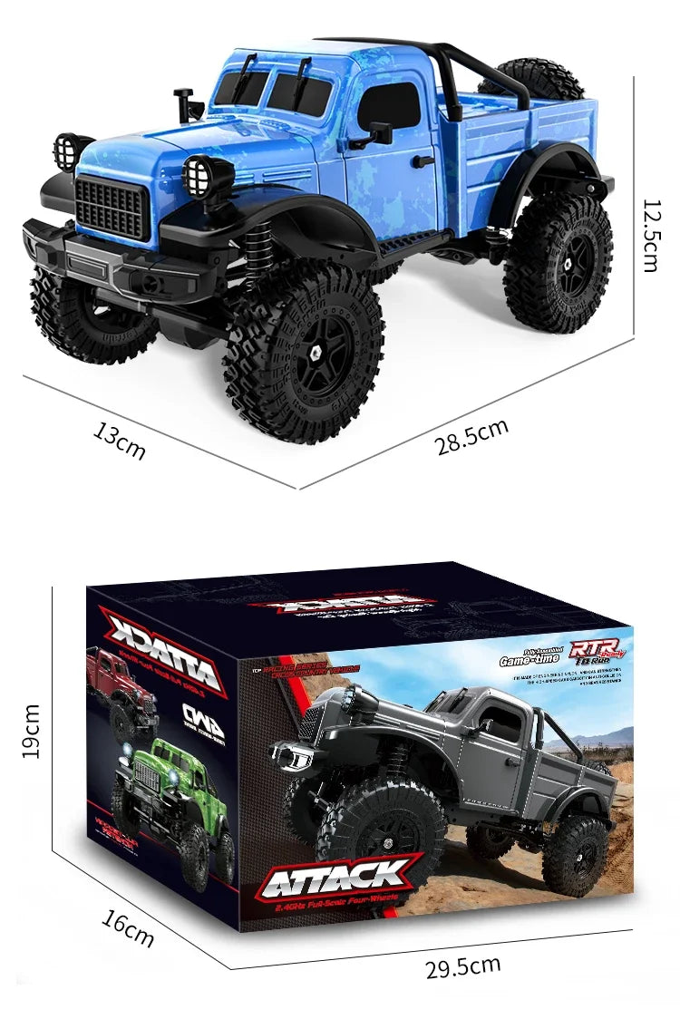 JHD For C8813 1:18 Full Scale RC Simulation Jeep Model 2.4G 4WD RC Car Motor Climbing Off-Road Model JJRC C8813 Car Toys