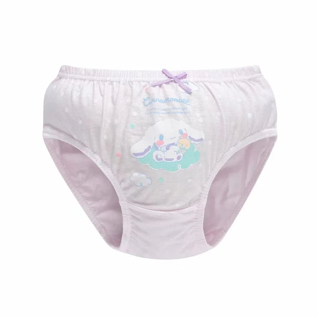 5Pieces/Box Kids Girls Panties Lovely Cinnamoroll Children Triangle Underwear Soft Cotton Boxed Briefs For Girls 2-14 Years old