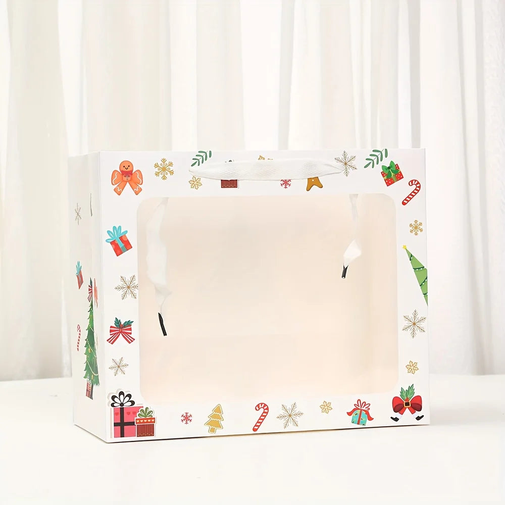 24PCS DIY Christmas Advent Calendar Boxes 24 Days Advent Countdown Gift Boxes Cardboard Number for Kids Xmas Holiday Decoration