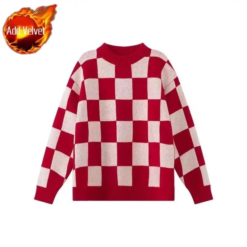 2025 New Kids' Autumn Winter Sweater Unisex Knitwear Warmth Korean Style Stylish New Year's Gift Premium Quality