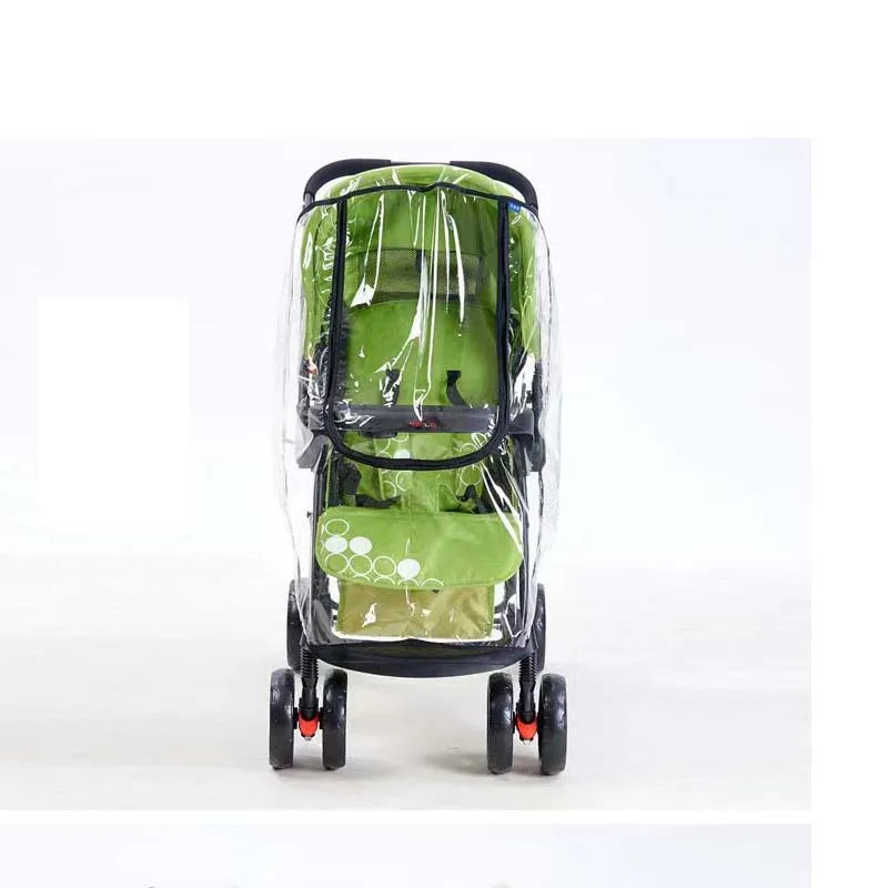 Baby Stroller Rain Cover, Universal Travel Weather Shield Breathable Baby Stroller Rain Cover for Windproof, Waterproof