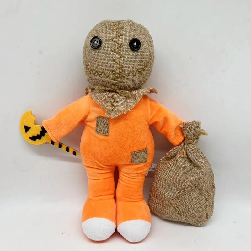 2 Styles New Trick R Treat Sam Plush Doll of Halloween The Great Autumn Spirit Figure Plush Toys  Kid Birthday Gift Room Decor