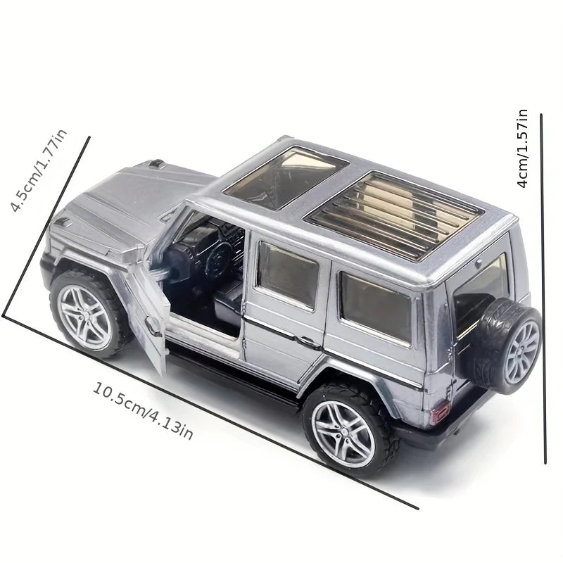 Alloy Car Model Diecast SUV Car Toy Doors Open Pull Back Car Metal Vehicle Toy for Kids Boys Girls Adults Birthday Gifts