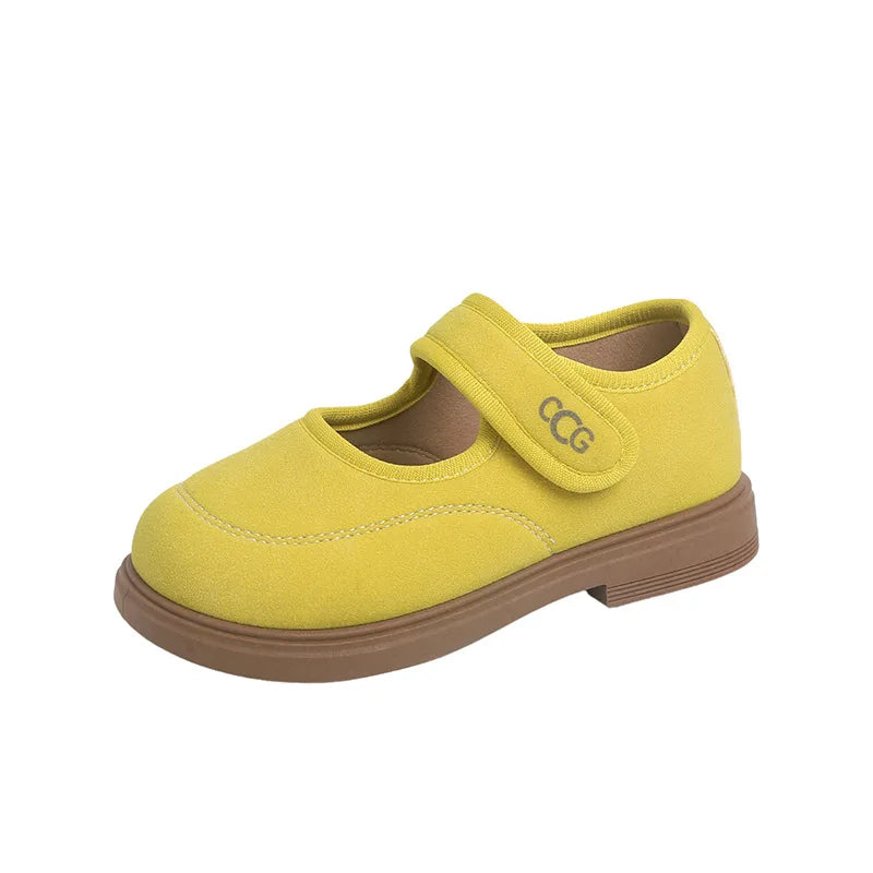 Girls' Leather Shoes 2025 Spring Autumn New Fashion Breathable Princess Shoes Lightweight Comfortable Luxury Child Casual Flats