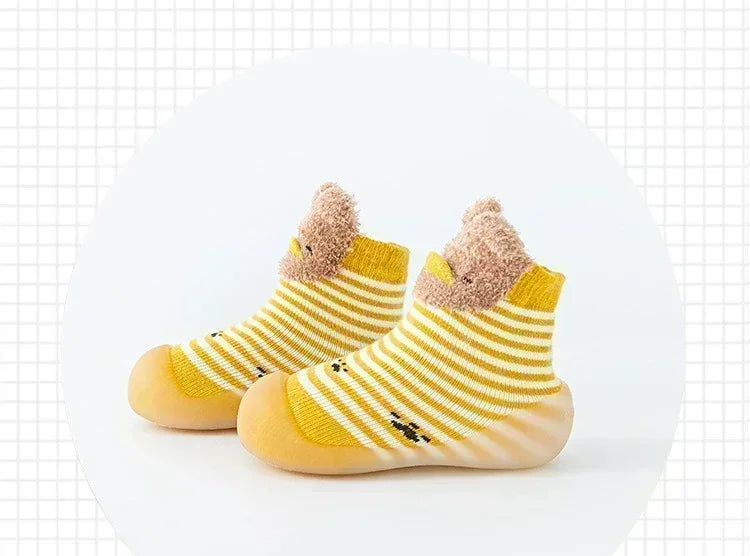 Cute Autumn Winter Children's Socks And Shoes Baby Toddler Shoes Infant Soft-soled Shoes Comfortable Breathable Indoor New Born