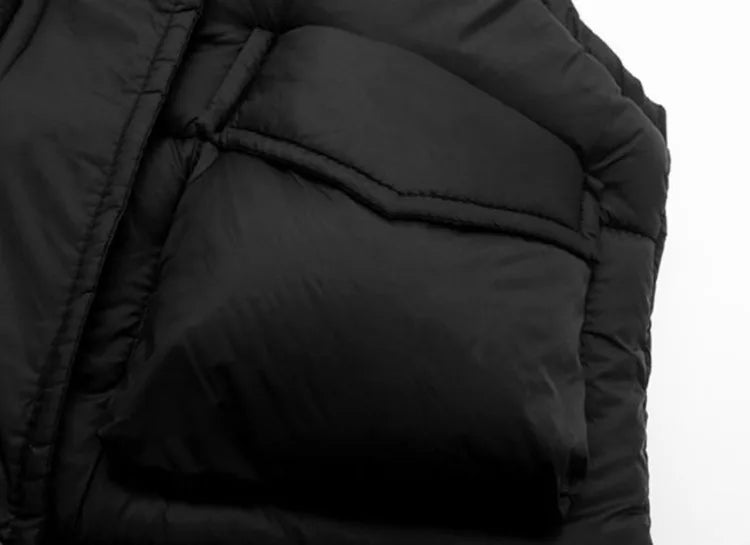 Autumn Winter New Kids' Korean Style Thickened Cotton Vest for Medium Large Children Students Fashion Outerwear Jacket