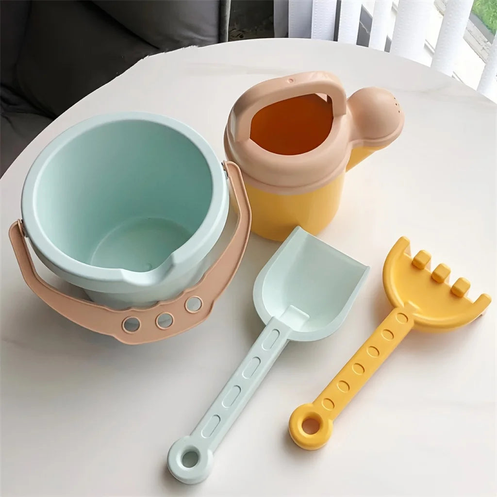 Sea Creatures Sand Beach Toy Set Toys Kids Sandbox Toys Toddlers Sand Toys Beach Tool Kit Bucket Watering Shovel Travel Outdoor