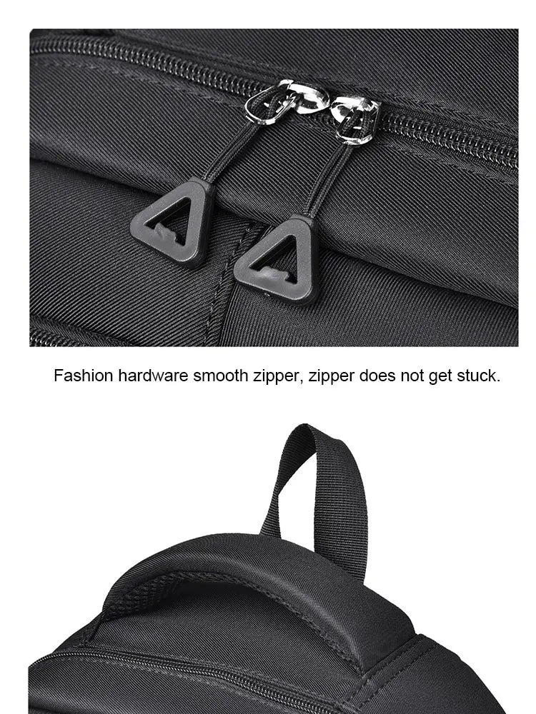 A Multi-layer Waterproof And Stylish Backpack Oxford Large-capacity Simple Commuter Out-of-town Student Backpack